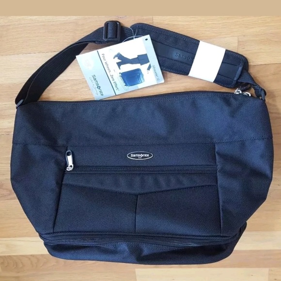 Samsonite Handbags - Samsonite Black Silhouette 12" Boarding Bag